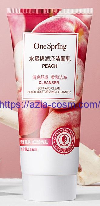 One spring cleansing foam with peach extract(76521)
