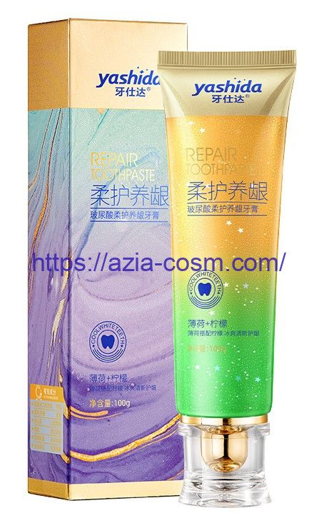Yashida Hyaluronic Acid Peppermint Citrus Gel Repair Toothpaste - Medical(10590)